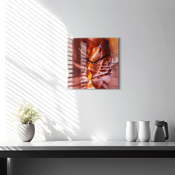 Kwadratowy zegar Piaskowy kanion