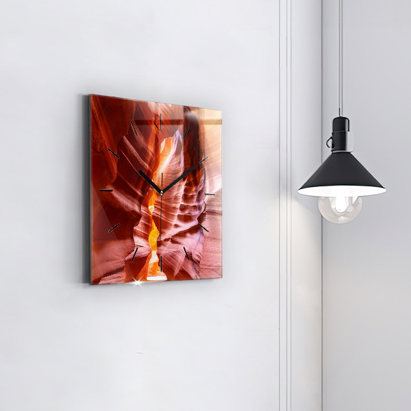 Kwadratowy zegar Piaskowy kanion