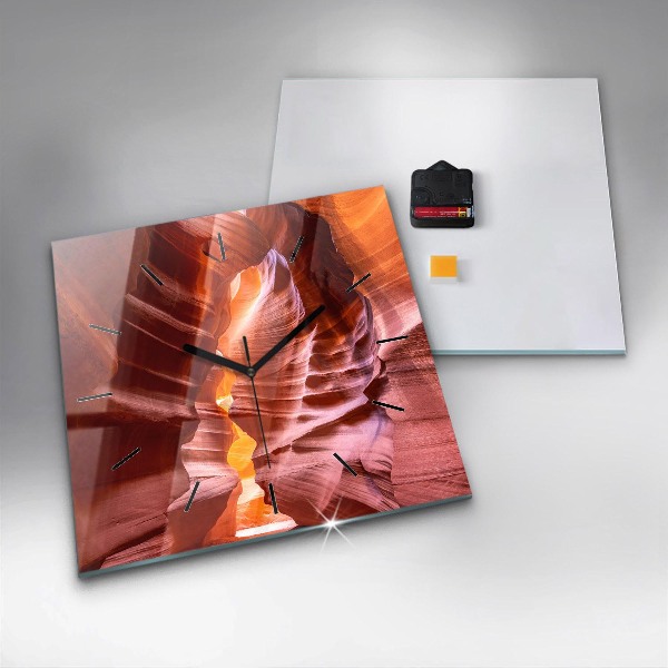 Kwadratowy zegar Piaskowy kanion