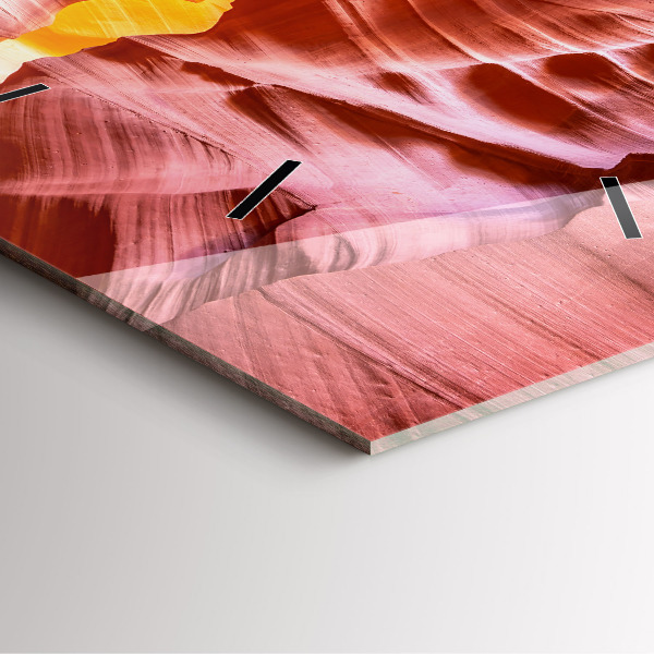 Kwadratowy zegar Piaskowy kanion