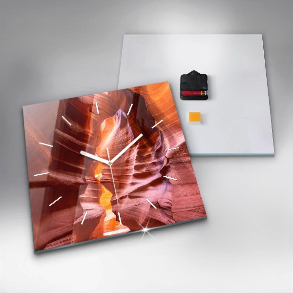 Kwadratowy zegar Piaskowy kanion