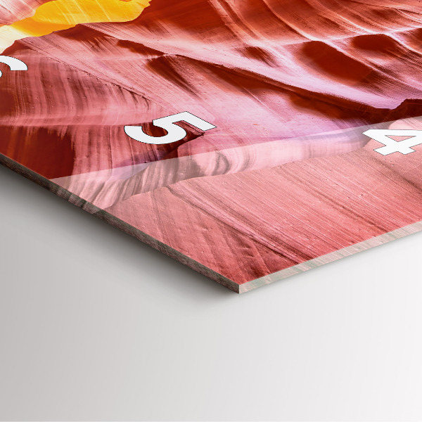 Kwadratowy zegar Piaskowy kanion