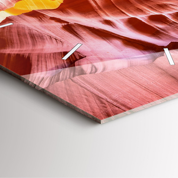 Kwadratowy zegar Piaskowy kanion