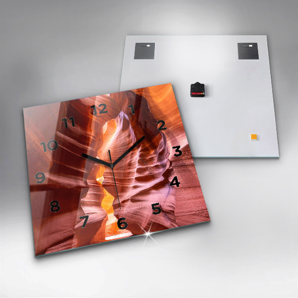 Kwadratowy zegar Piaskowy kanion