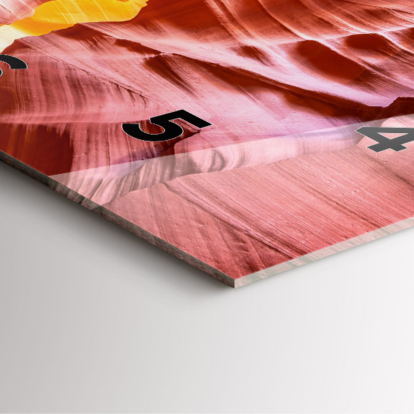 Kwadratowy zegar Piaskowy kanion