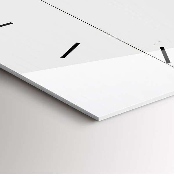 Kwadratowy zegar Napis dom