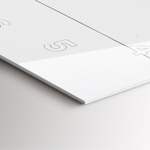 Kwadratowy zegar Napis dom