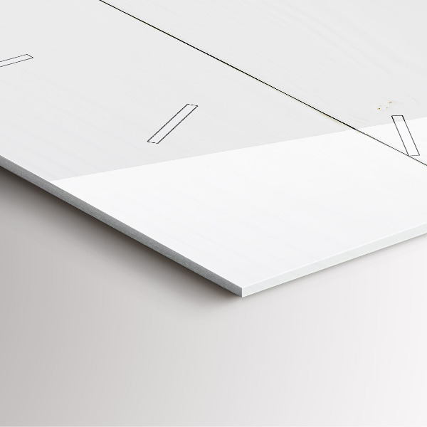 Kwadratowy zegar Napis dom