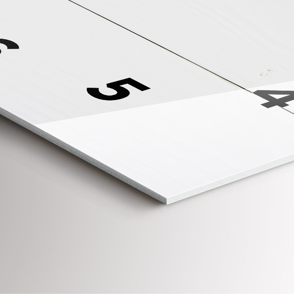 Kwadratowy zegar Napis dom