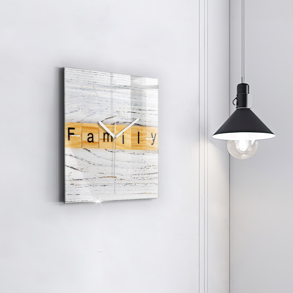 Kwadratowy zegar Rodzina