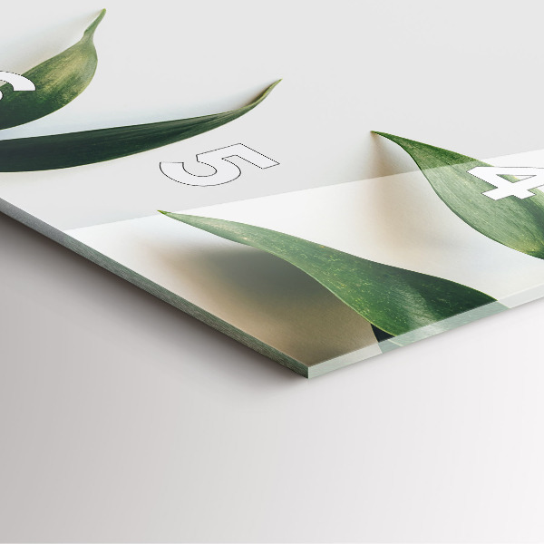 Kwadratowy zegar Ramka z liści