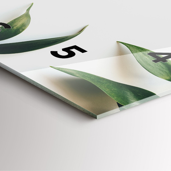 Kwadratowy zegar Ramka z liści