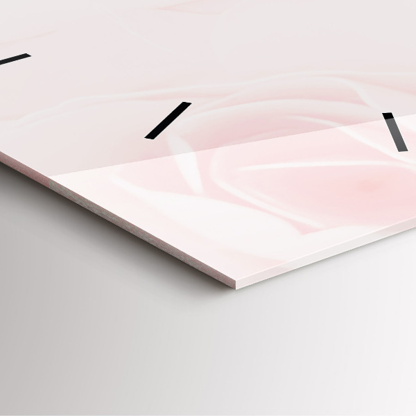 Kwadratowy zegar Kwitnące róże