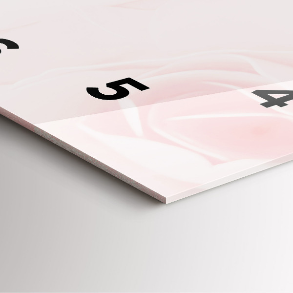 Kwadratowy zegar Kwitnące róże