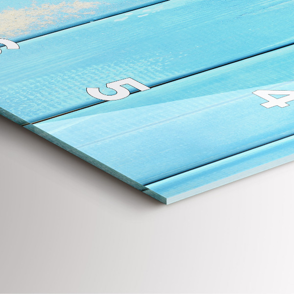 Kwadratowy zegar Akcesoria plażowe i deski