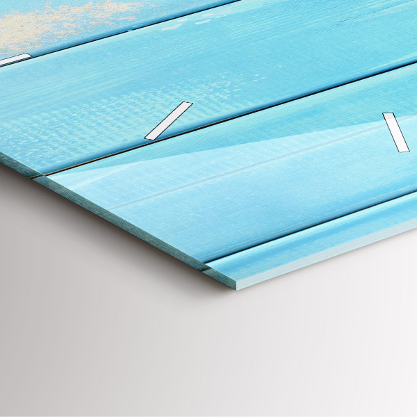 Kwadratowy zegar Akcesoria plażowe i deski