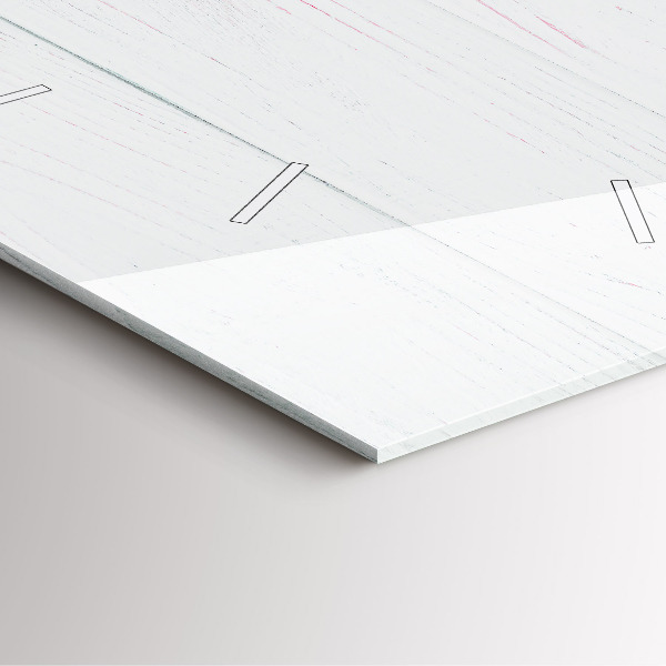 Kwadratowy zegar Wiosenne kwiaty