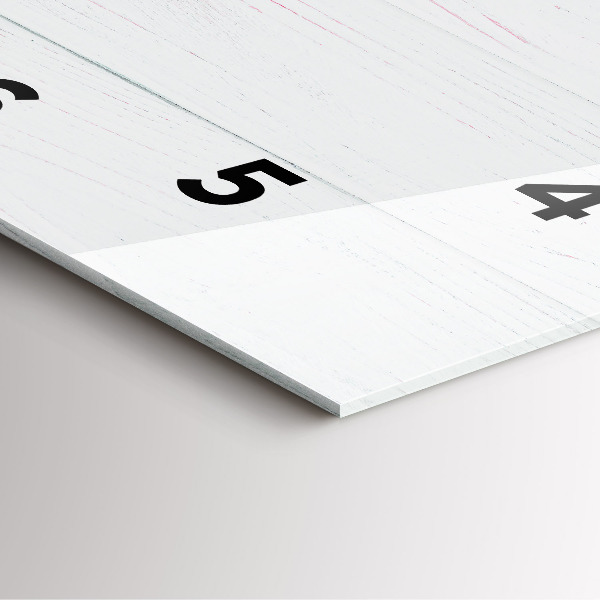 Kwadratowy zegar Wiosenne kwiaty