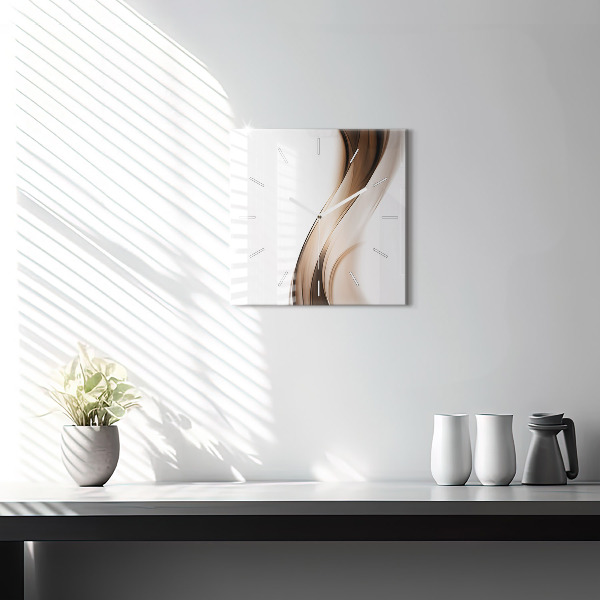 Kwadratowy zegar Abstrakcja linia