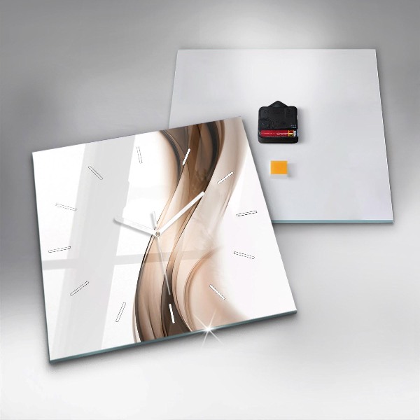 Kwadratowy zegar Abstrakcja linia