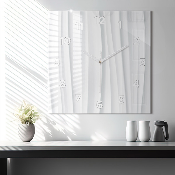 Kwadratowy zegar Fale tekstura