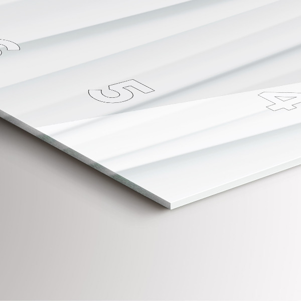 Kwadratowy zegar Fale tekstura