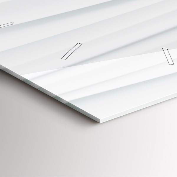 Kwadratowy zegar Fale tekstura