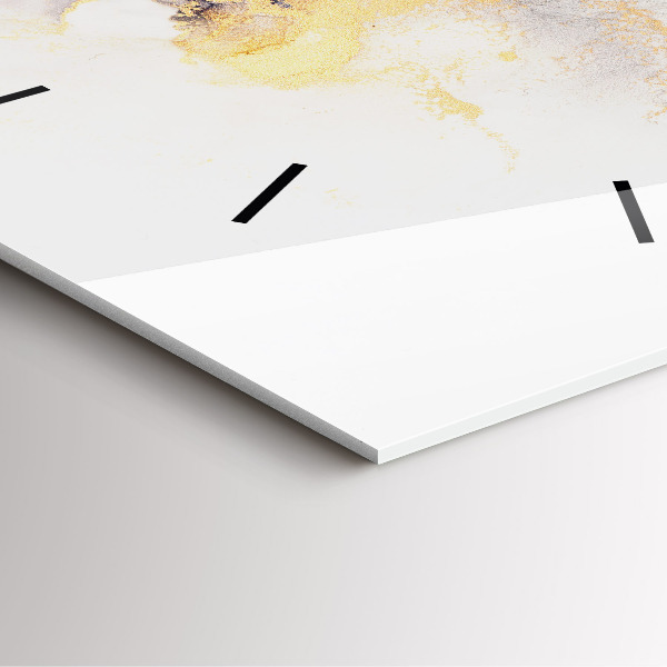 Zegar na ścianę kwadratowy Marmur wzór