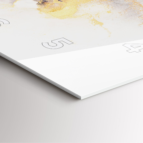 Zegar na ścianę kwadratowy Marmur wzór