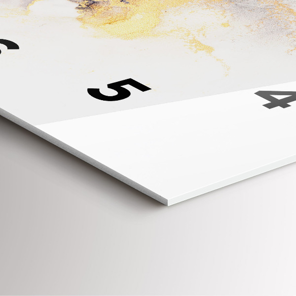 Zegar na ścianę kwadratowy Marmur wzór