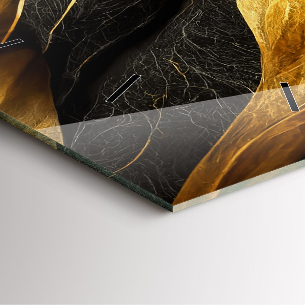 Zegar na ścianę kwadratowy Elegancka abstrakcja