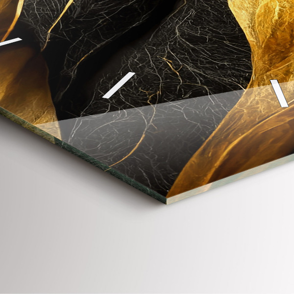 Zegar na ścianę kwadratowy Elegancka abstrakcja