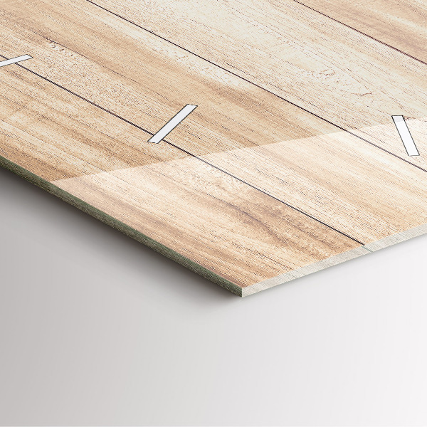 Zegar na ścianę kwadratowy Drewniana tekstura