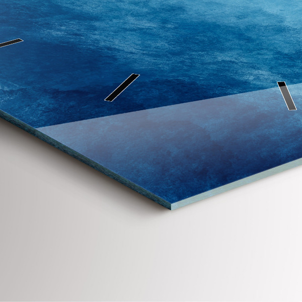 Zegar na ścianę kwadratowy Abstrakcja woda