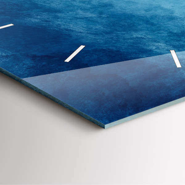 Zegar na ścianę kwadratowy Abstrakcja woda