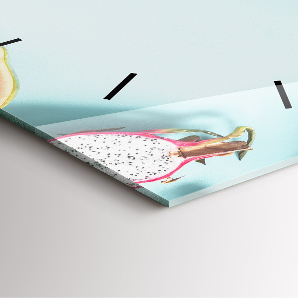 Kwadratowy zegar Letnia kompozycja