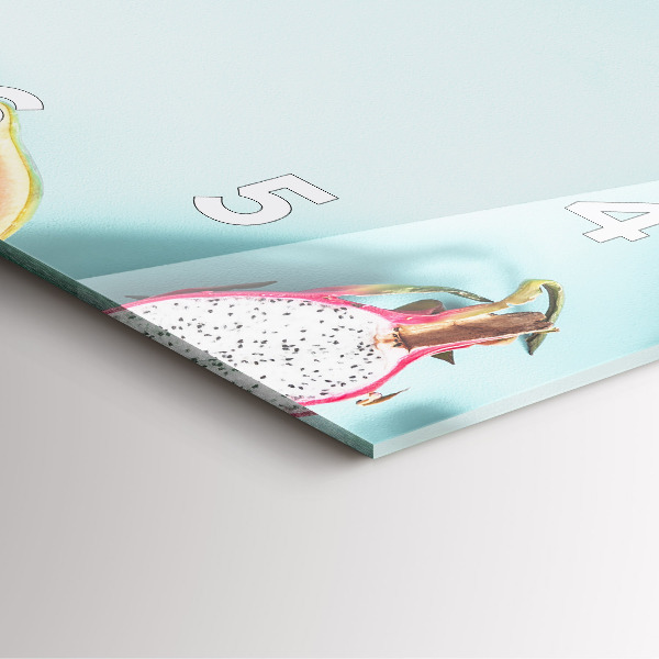 Kwadratowy zegar Letnia kompozycja