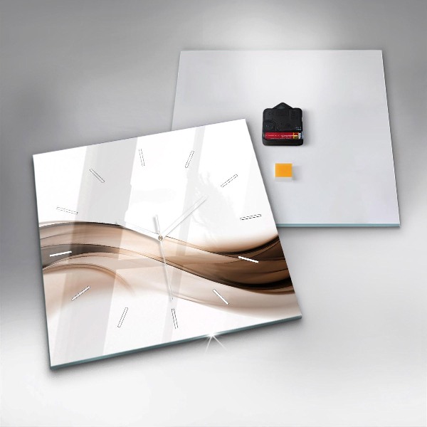 Kwadratowy zegar Abstrakcja linia