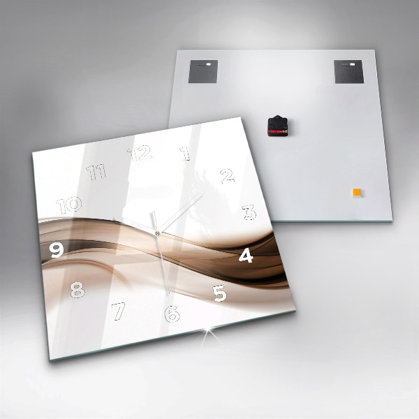 Kwadratowy zegar Abstrakcja linia