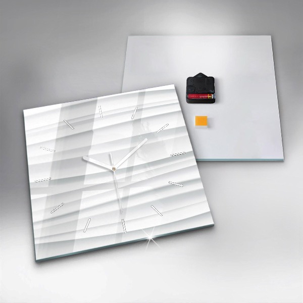 Kwadratowy zegar Fale tekstura