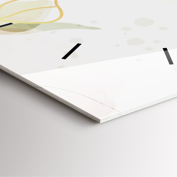 Zegar na ścianę kwadratowy Pastelowa abstrakcja