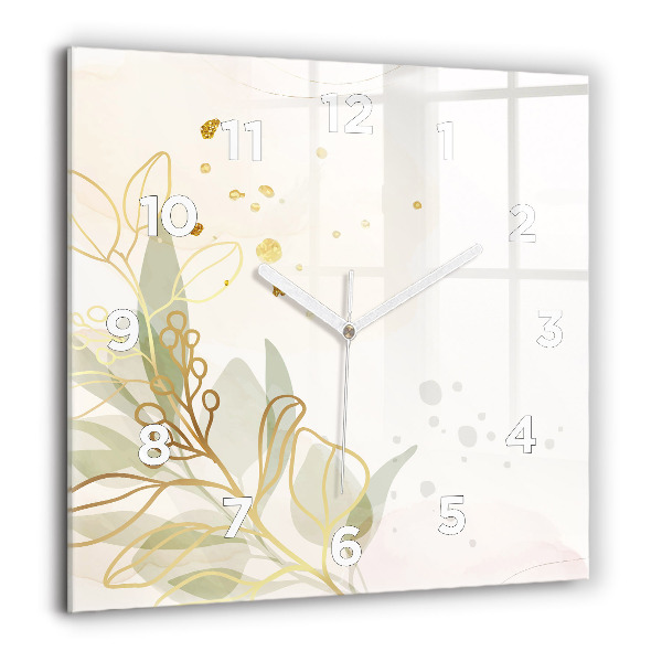 Zegar na ścianę kwadratowy Pastelowa abstrakcja