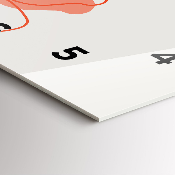 Zegar na ścianę kwadratowy Hawajskie rośliny