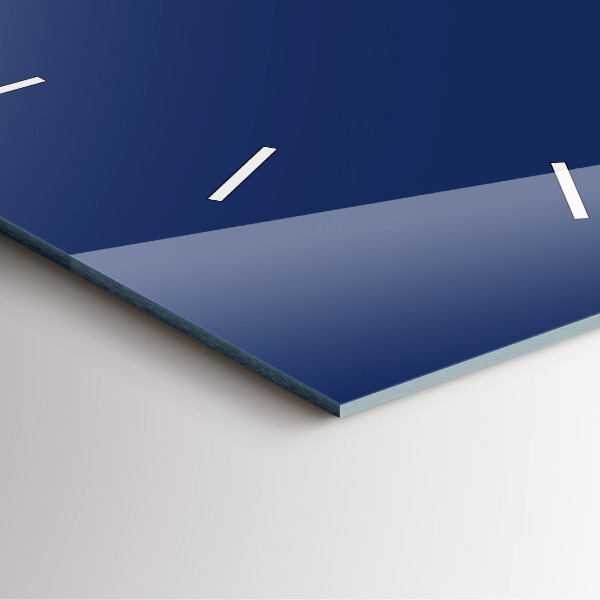 Zegar ścienny kwadratowy Kolor granatowy