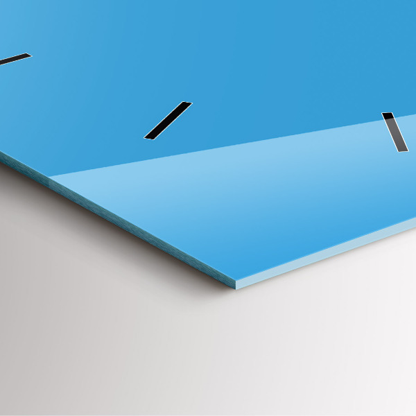 Zegar ścienny kwadratowy Błękitny