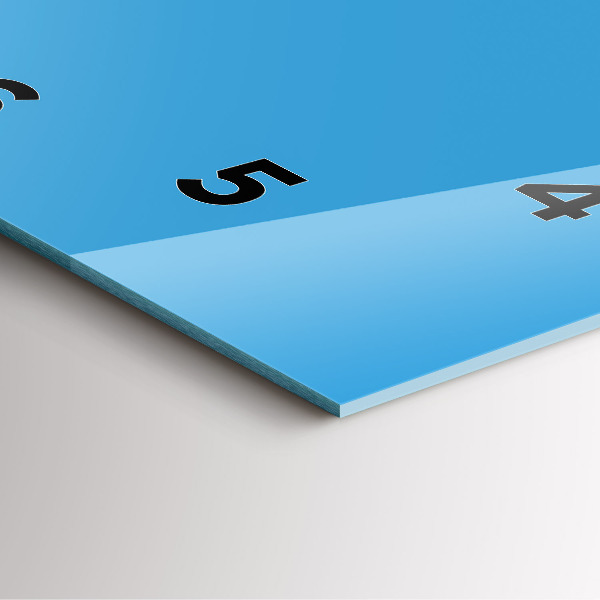 Zegar ścienny kwadratowy Błękitny