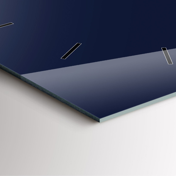 Zegar ścienny kwadratowy Ciemny Granatowy