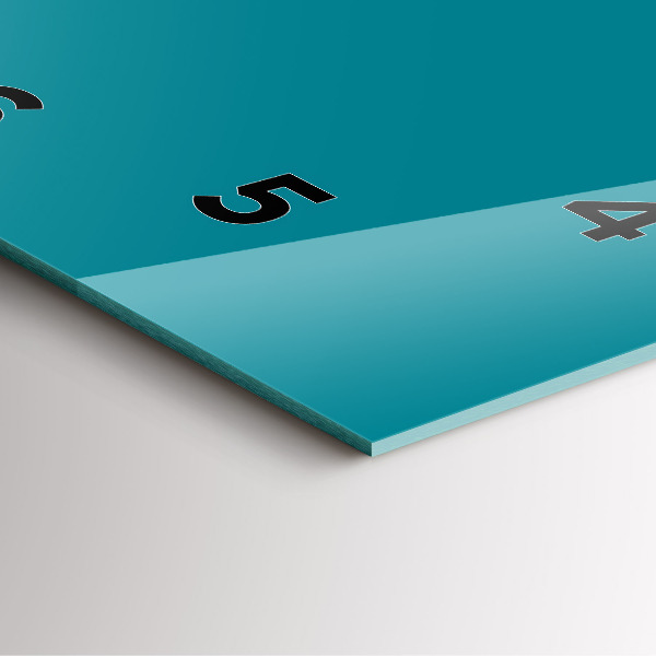 Zegar ścienny kwadratowy Morski