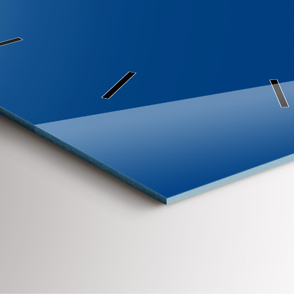 Zegar ścienny kwadratowy Niebieski