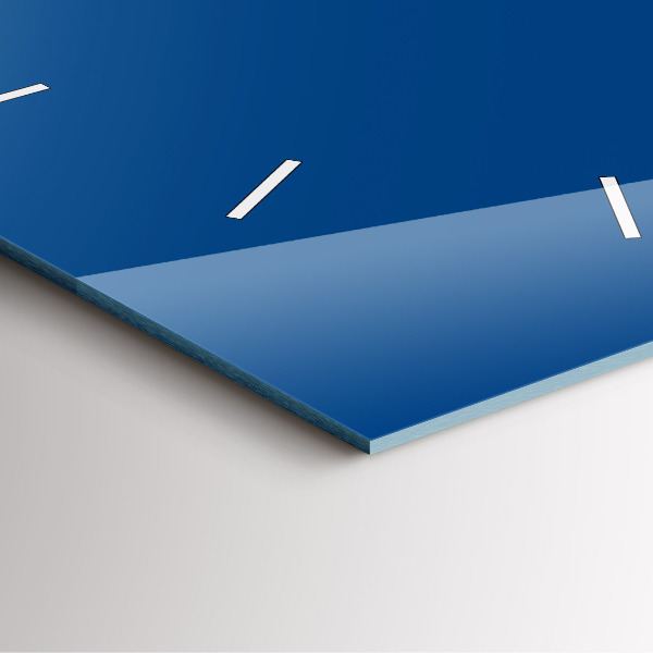 Zegar ścienny kwadratowy Niebieski